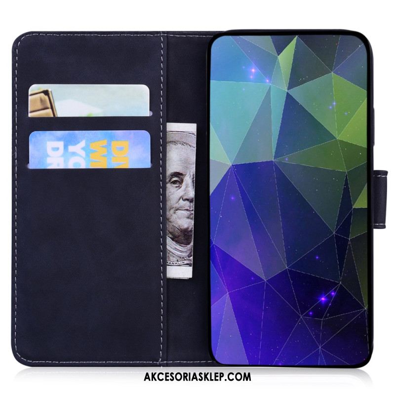 Etui Folio Realme 12 Pro / 12 Pro Plus Nadruk Motyla Etui Ochronne