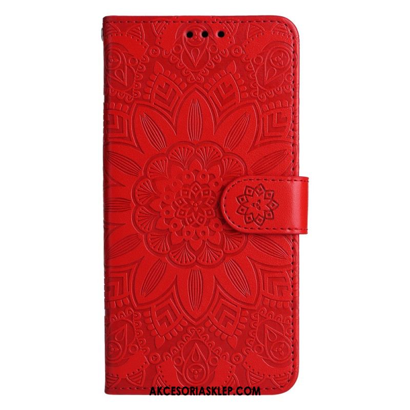 Etui Folio Samsung Galaxy A15 5g Nadruk Mandali Ze Smyczą Etui Ochronne