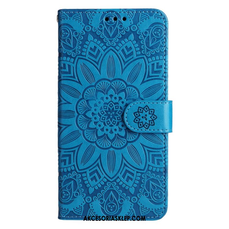 Etui Folio Samsung Galaxy A15 5g Nadruk Mandali Ze Smyczą Etui Ochronne