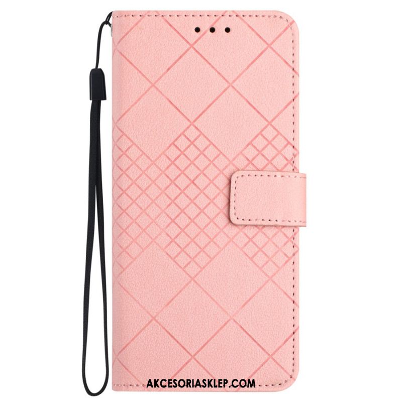 Etui Folio Samsung Galaxy A15 5g Wzór Paska