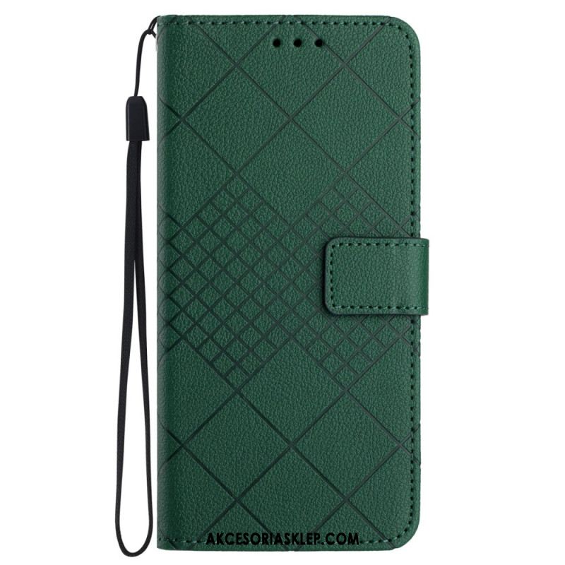 Etui Folio Samsung Galaxy A15 5g Wzór Paska