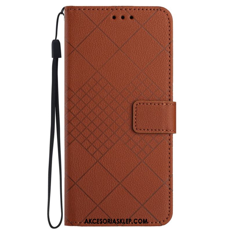 Etui Folio Samsung Galaxy A15 5g Wzór Paska