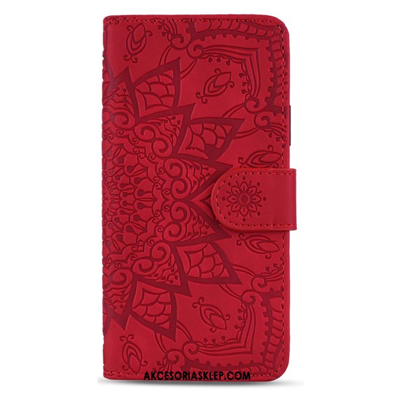 Etui Folio Samsung Galaxy A15 Drukowana Mandala Z Paskiem