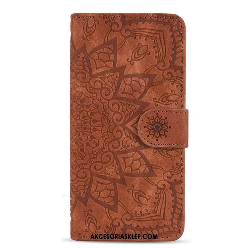 Etui Folio Samsung Galaxy A15 Drukowana Mandala Z Paskiem