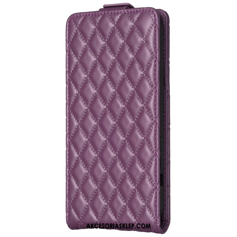 Etui Folio Samsung Galaxy A15 Pikowana Pionowa Klapa