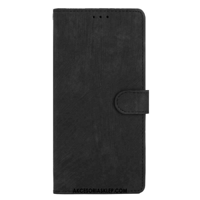 Etui Folio Samsung Galaxy A16 5g Efekt Zamszu Z Paskiem Etui Ochronne