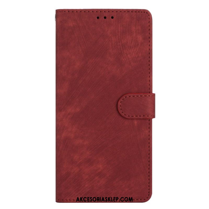 Etui Folio Samsung Galaxy A16 5g Efekt Zamszu Z Paskiem Etui Ochronne