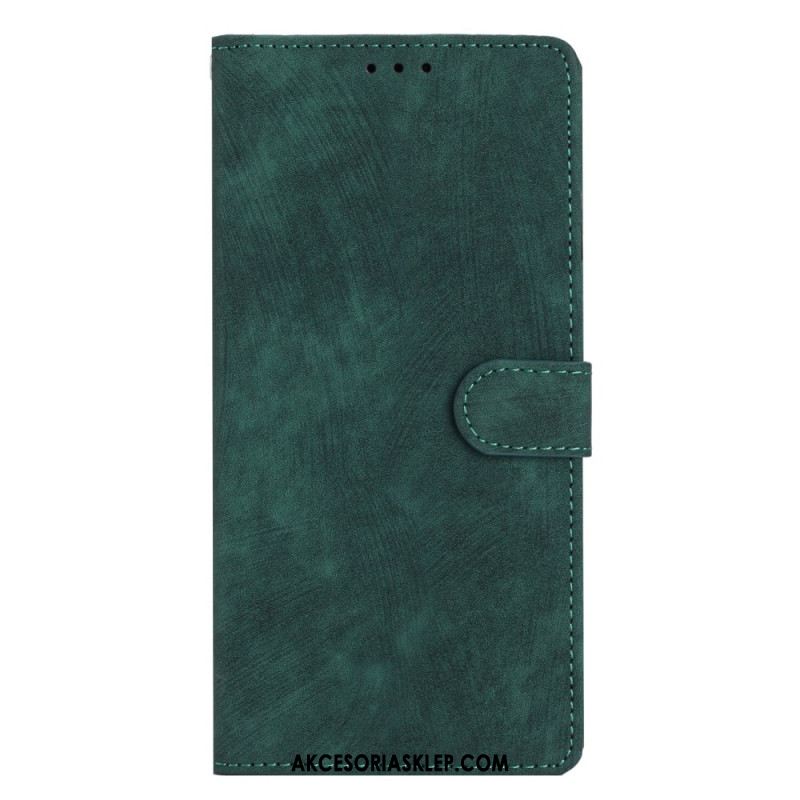 Etui Folio Samsung Galaxy A16 5g Efekt Zamszu Z Paskiem Etui Ochronne