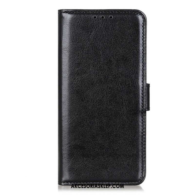 Etui Folio Samsung Galaxy A16 5g Woskowana Imitacja Skóry Etui Ochronne