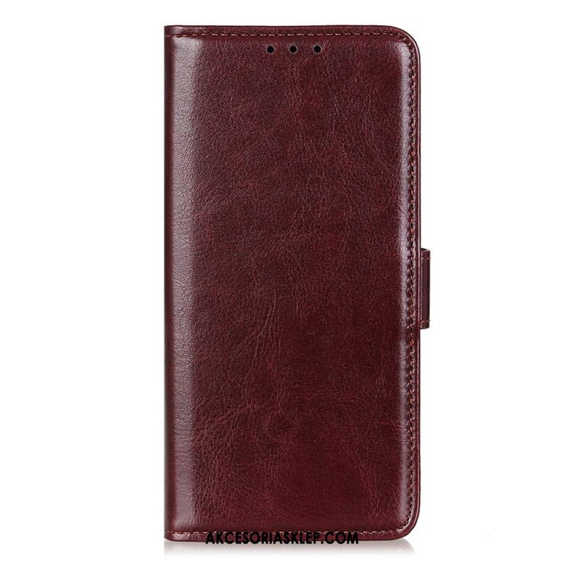 Etui Folio Samsung Galaxy A16 5g Woskowana Imitacja Skóry Etui Ochronne