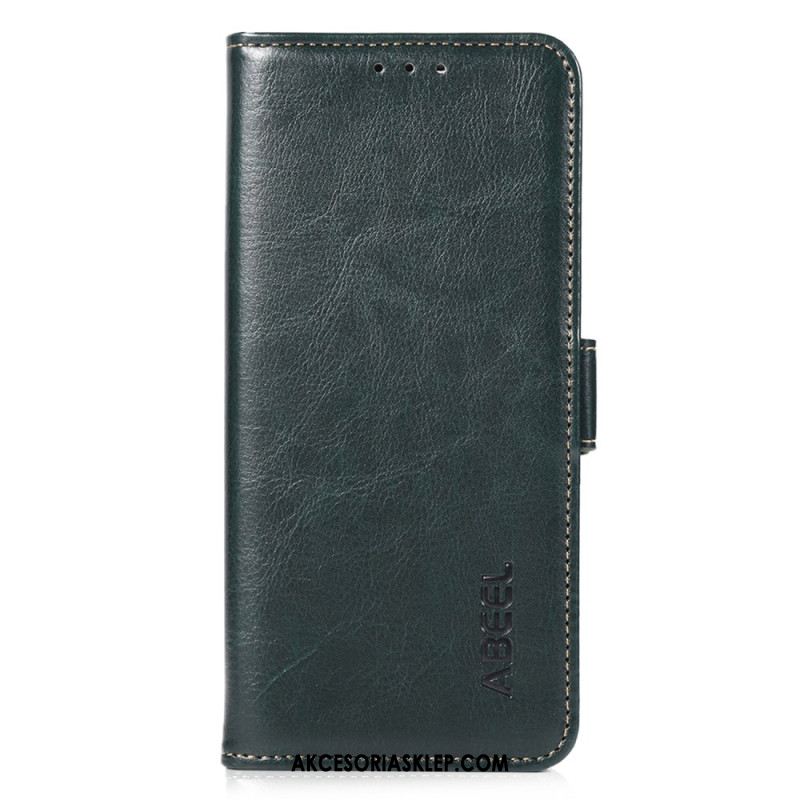 Etui Folio Samsung Galaxy A55 5g Efekt Skóry Abeel Etui Ochronne