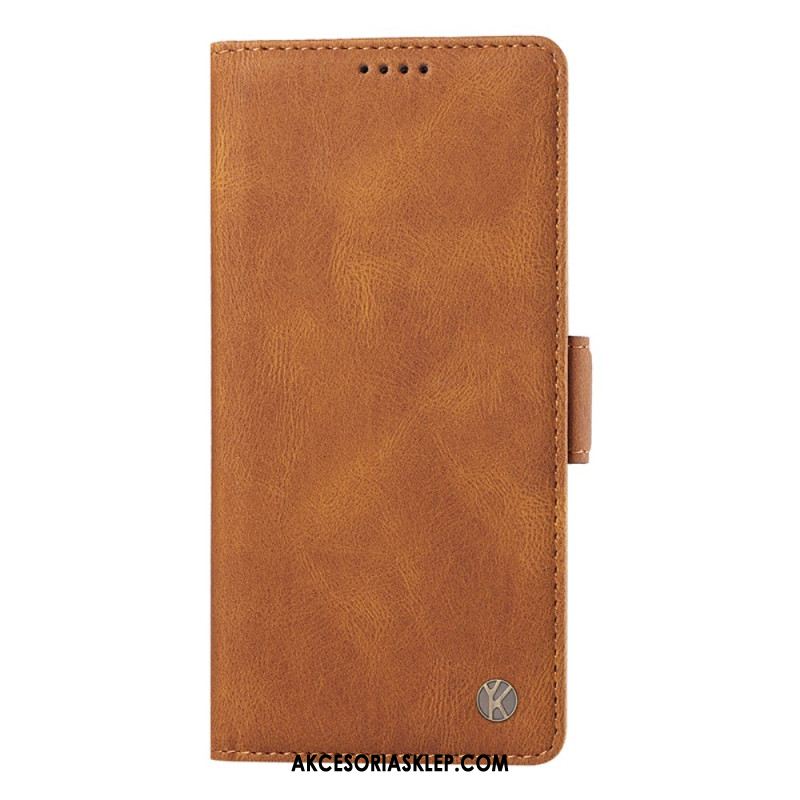 Etui Folio Samsung Galaxy A55 5g Efekt Zamszu Yikatu