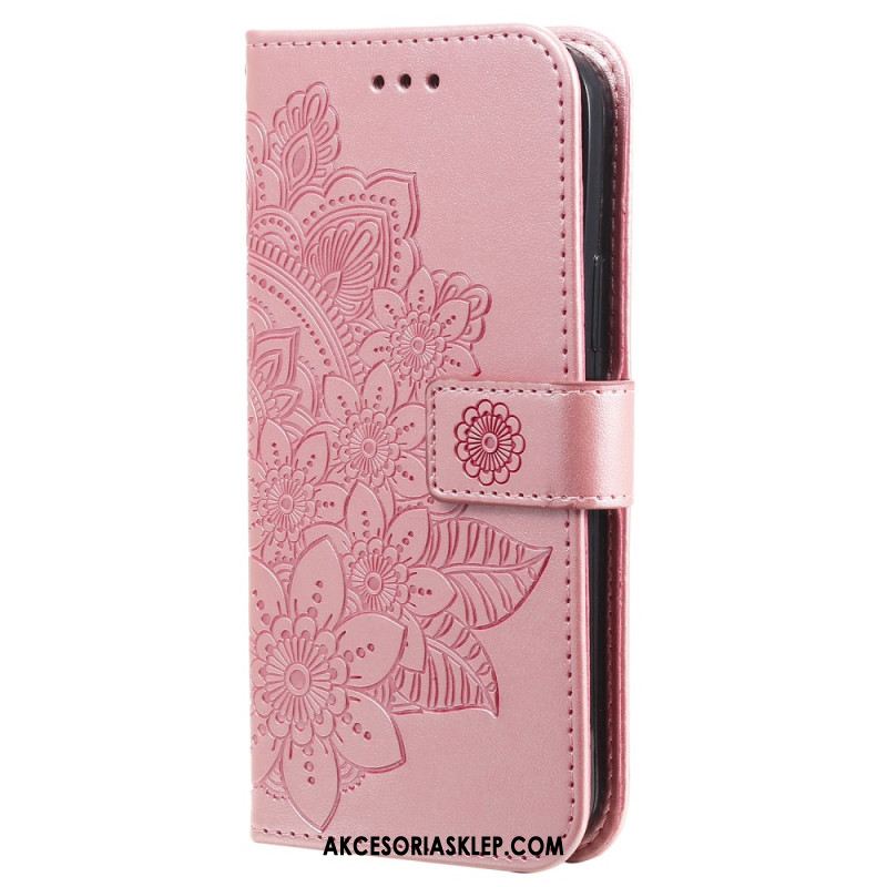 Etui Folio Samsung Galaxy A55 5g Mandala Kwiatowa Z Paskiem