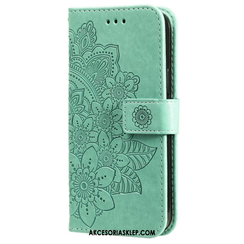 Etui Folio Samsung Galaxy A55 5g Mandala Kwiatowa Z Paskiem