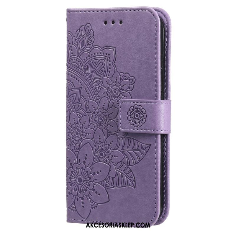 Etui Folio Samsung Galaxy A55 5g Mandala Kwiatowa Z Paskiem