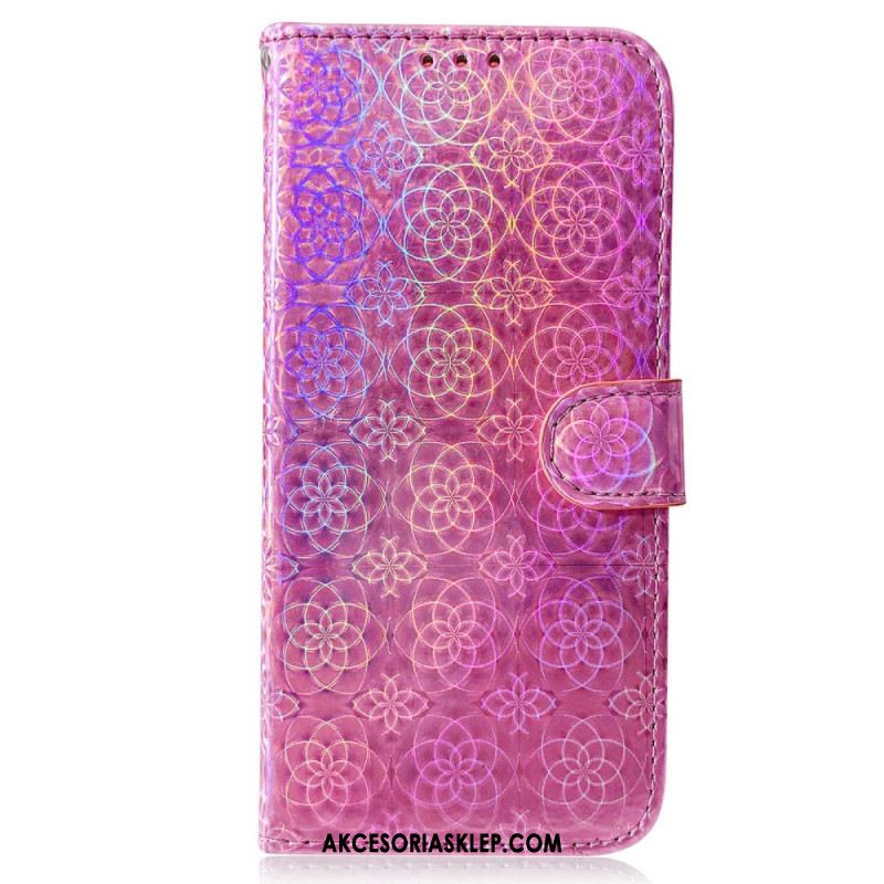 Etui Folio Samsung Galaxy A55 5g Paski W Stylu Disco