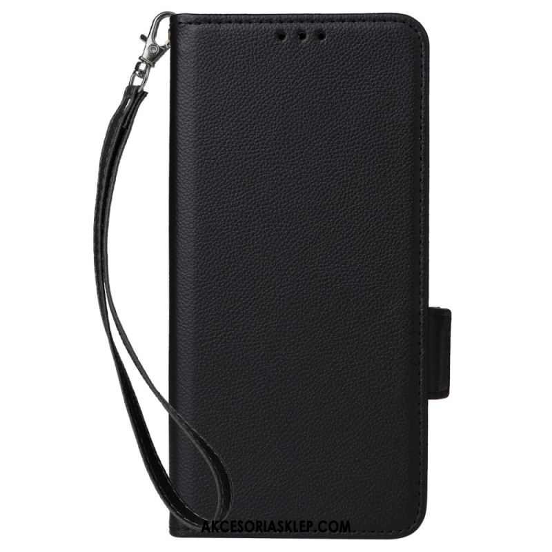 Etui Folio Samsung Galaxy M55 5g Finezja Z Paskiem Etui Ochronne