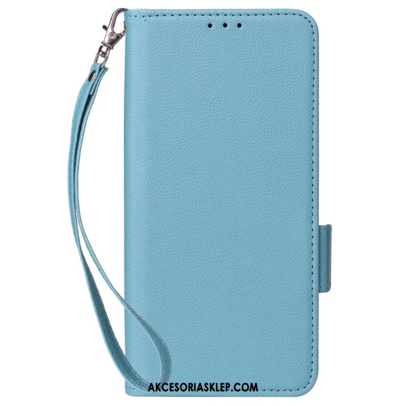 Etui Folio Samsung Galaxy M55 5g Finezja Z Paskiem Etui Ochronne