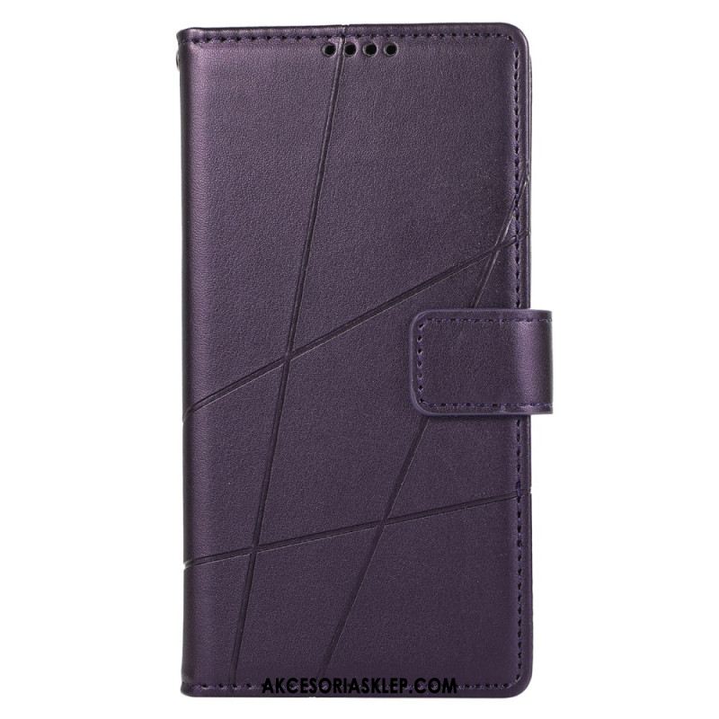 Etui Folio Samsung Galaxy M55 5g Linie Paska