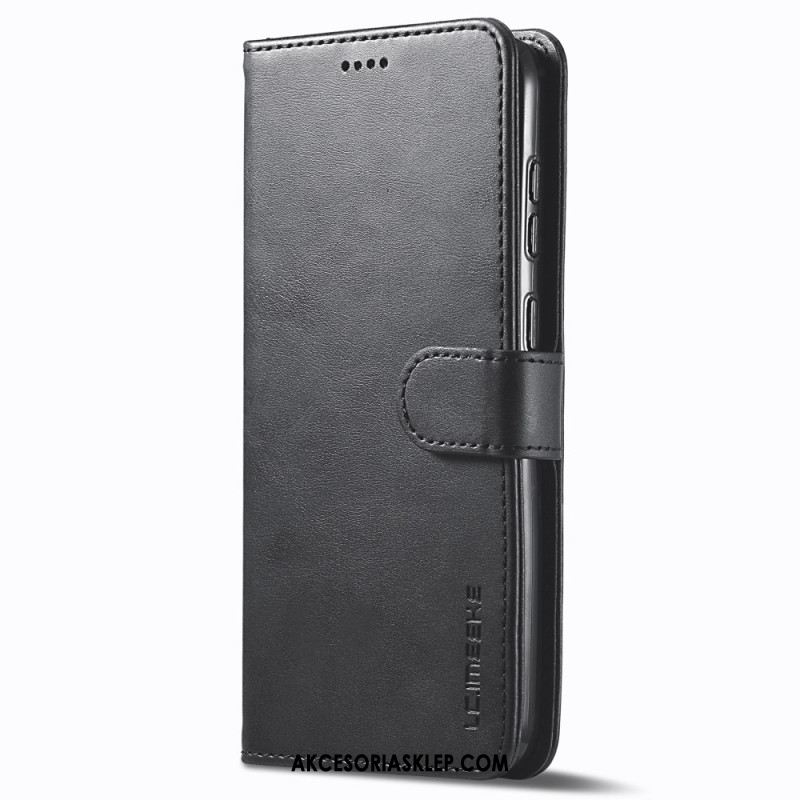 Etui Folio Samsung Galaxy S24 5g Efekt Skóry Lc.imeeke Etui Ochronne