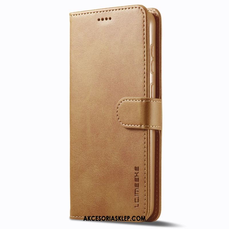 Etui Folio Samsung Galaxy S24 5g Efekt Skóry Lc.imeeke Etui Ochronne