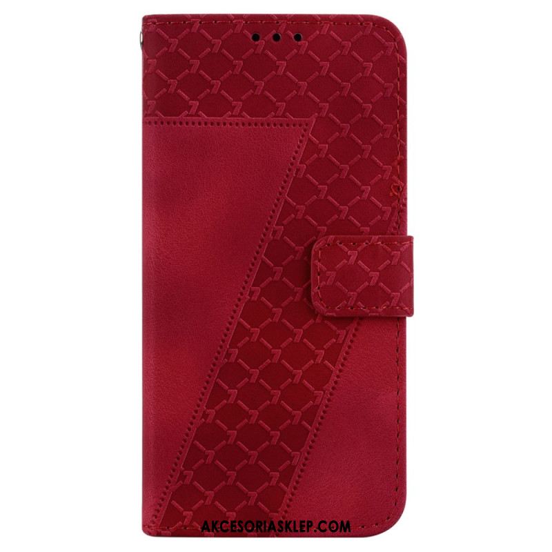 Etui Folio Samsung Galaxy S24 5g Wzór 7 Z Paskiem