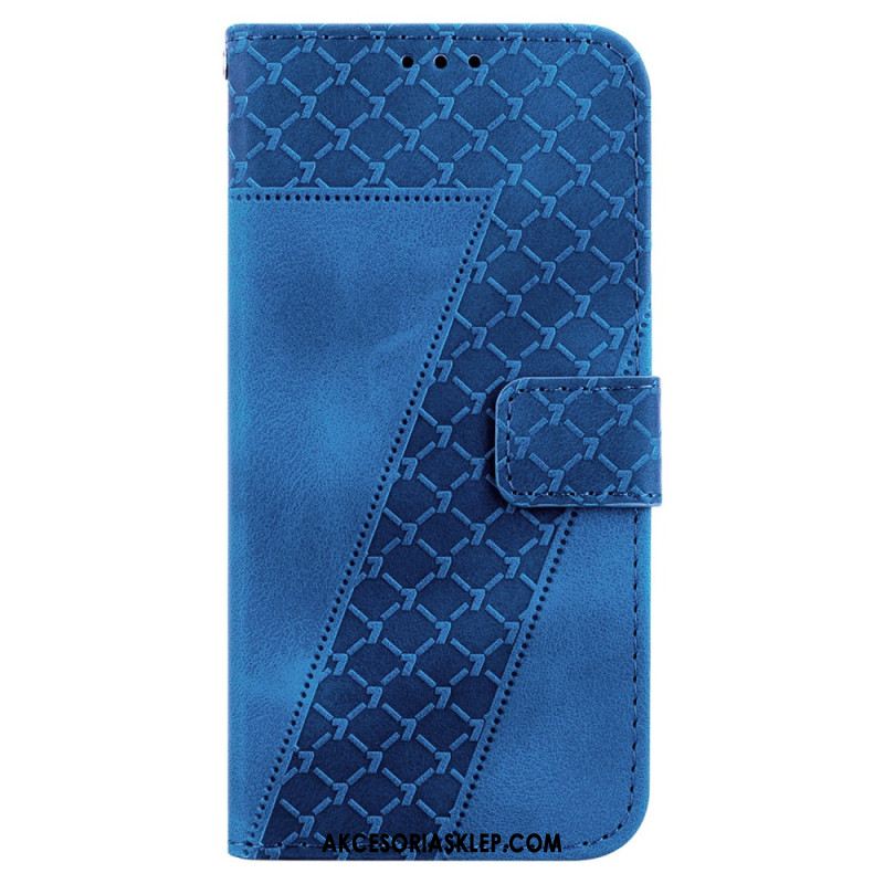 Etui Folio Samsung Galaxy S24 5g Wzór 7 Z Paskiem