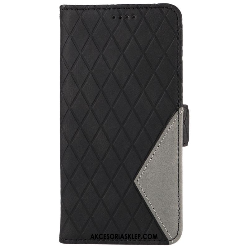 Etui Folio Samsung Galaxy S24 Fe Diamentowe Paski