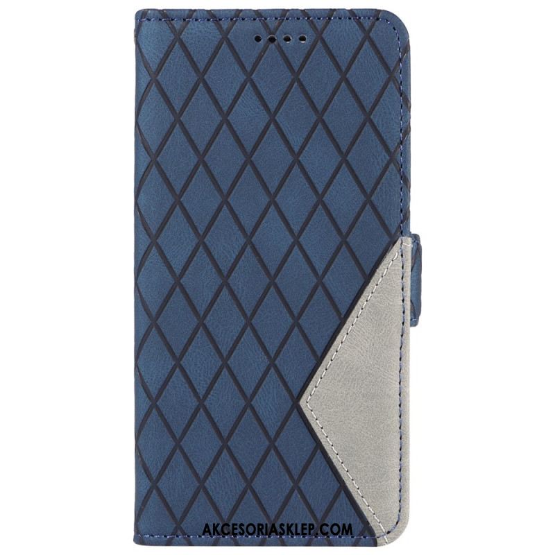 Etui Folio Samsung Galaxy S24 Fe Diamentowe Paski