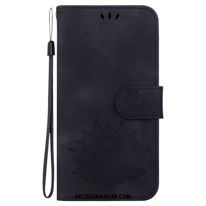 Etui Folio Samsung Galaxy S24 Fe Kwiat Lotosu