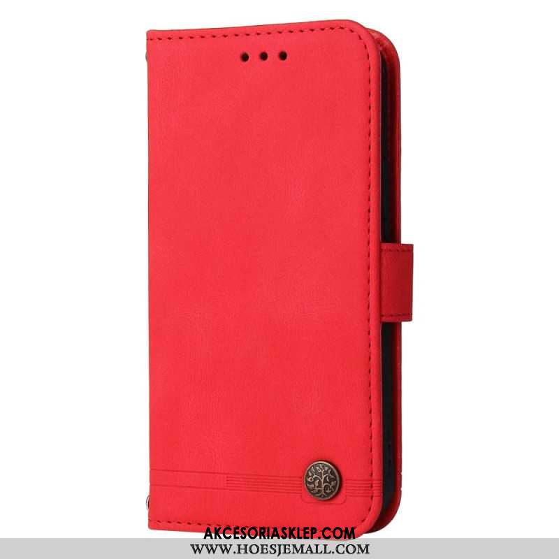 Etui Folio Samsung Galaxy S24 Fe Ozdobny Nit I Smycz