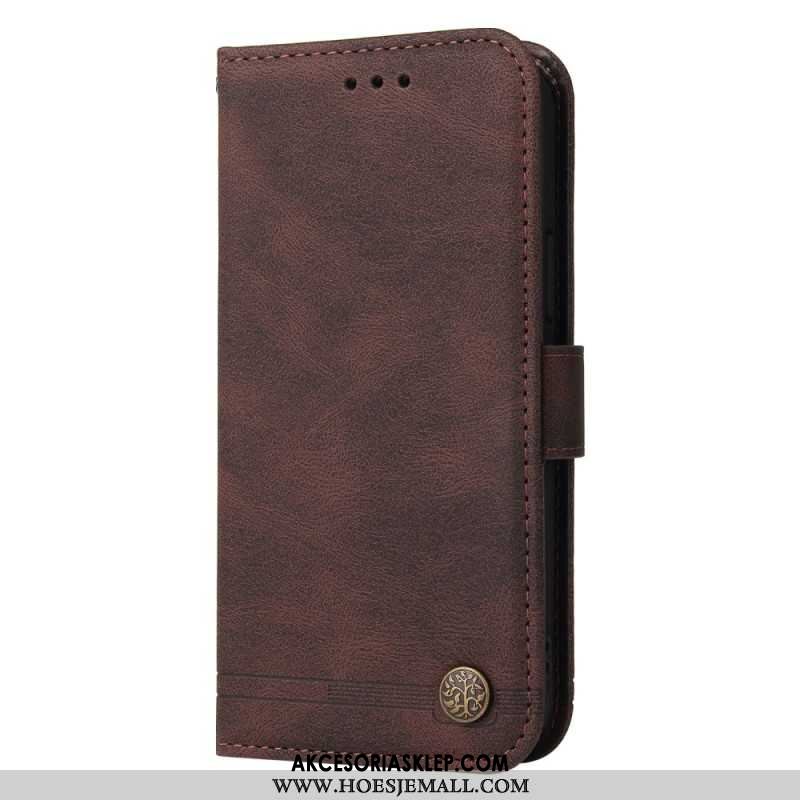 Etui Folio Samsung Galaxy S24 Fe Ozdobny Nit I Smycz