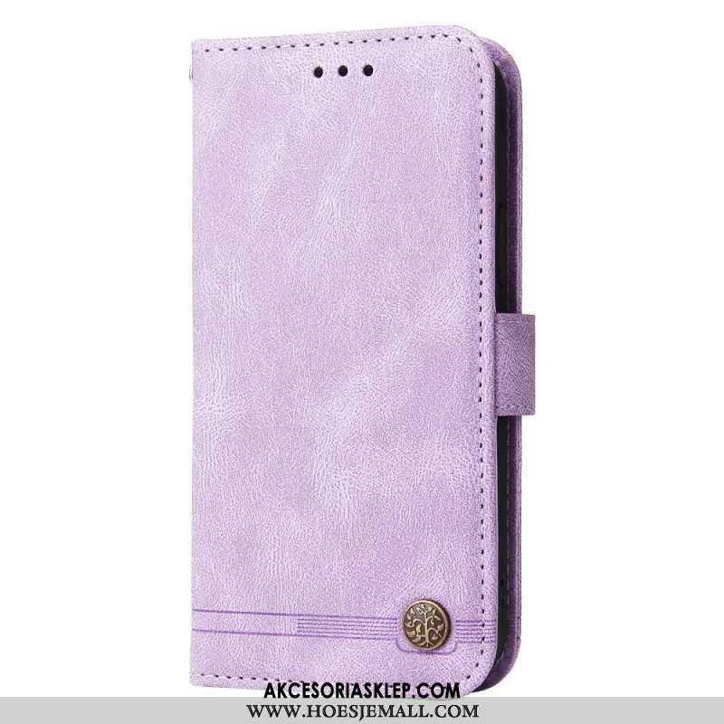 Etui Folio Samsung Galaxy S24 Fe Ozdobny Nit I Smycz