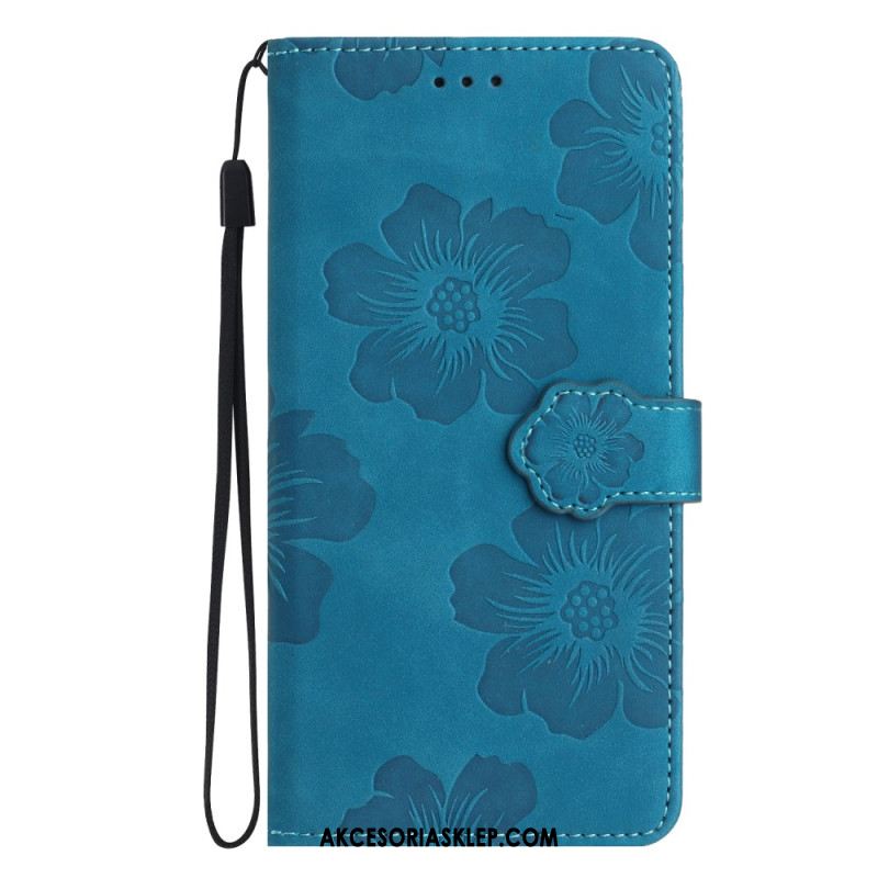 Etui Folio Samsung Galaxy S24 Fe Wzór Kwiatowy