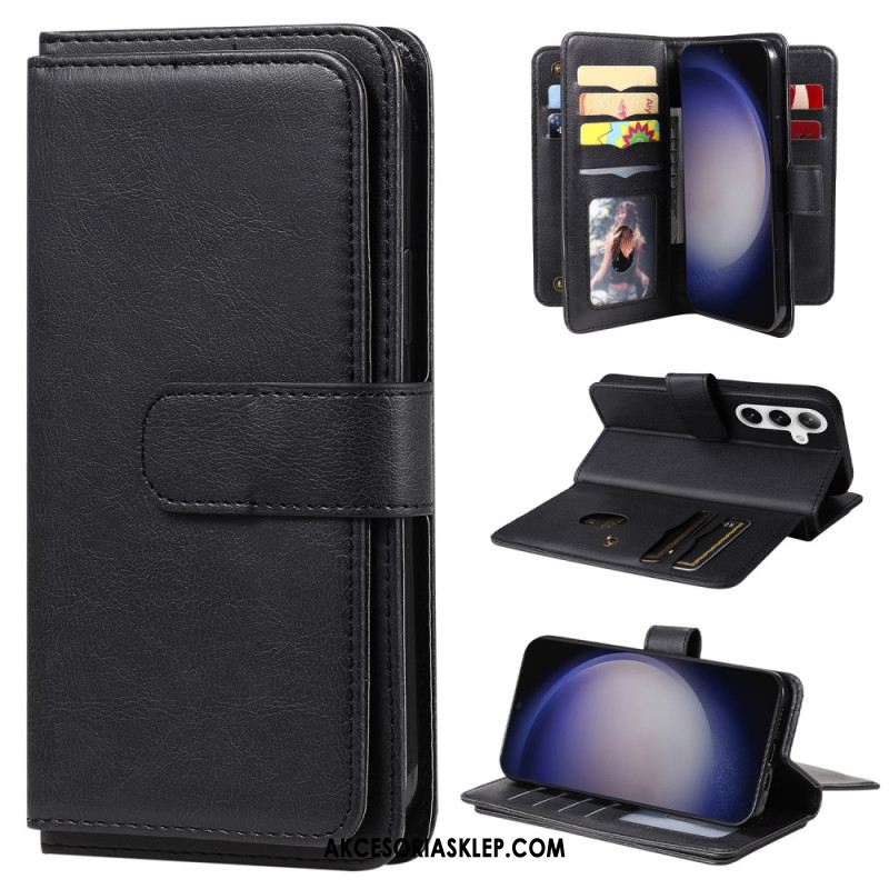 Etui Folio Samsung Galaxy S24 Plus 5g 10 Posiadaczy Kart