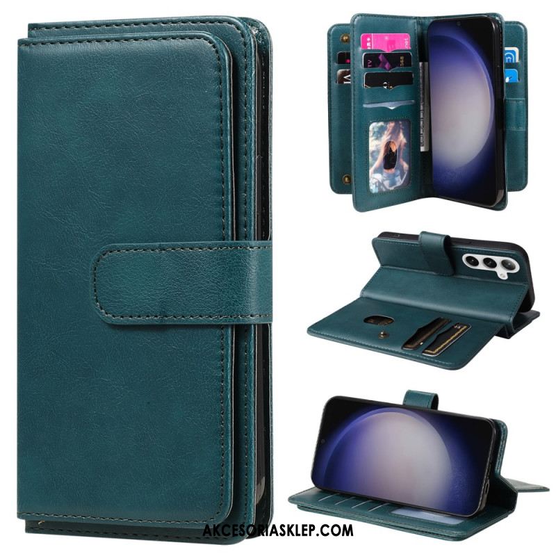 Etui Folio Samsung Galaxy S24 Plus 5g 10 Posiadaczy Kart