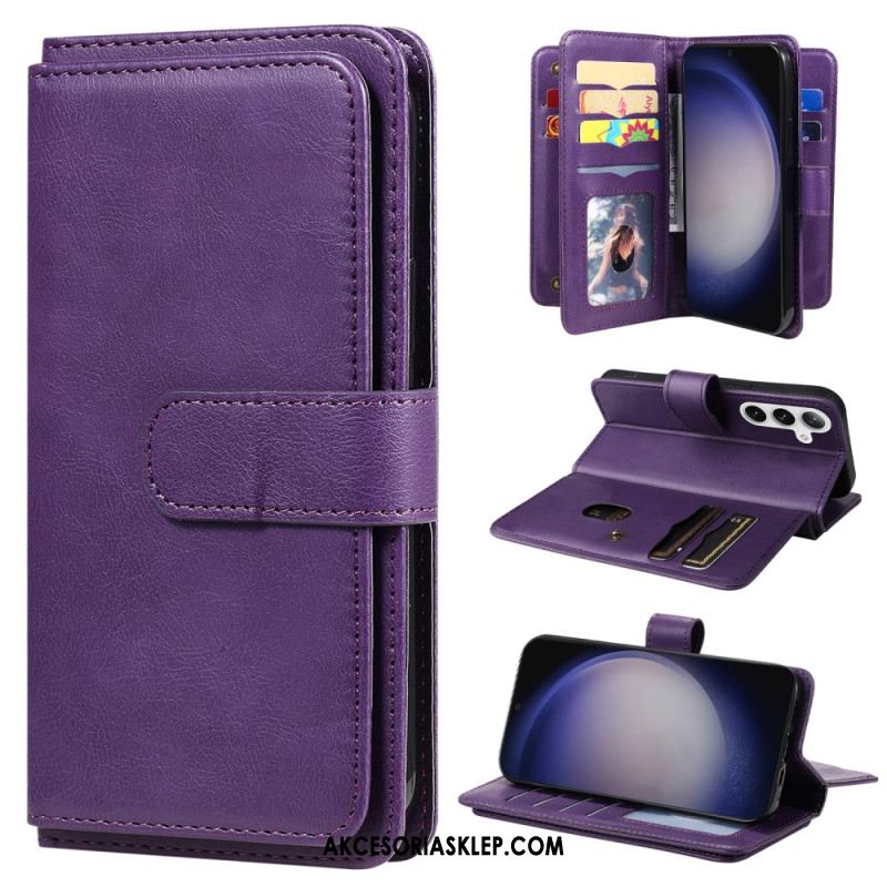 Etui Folio Samsung Galaxy S24 Plus 5g 10 Posiadaczy Kart