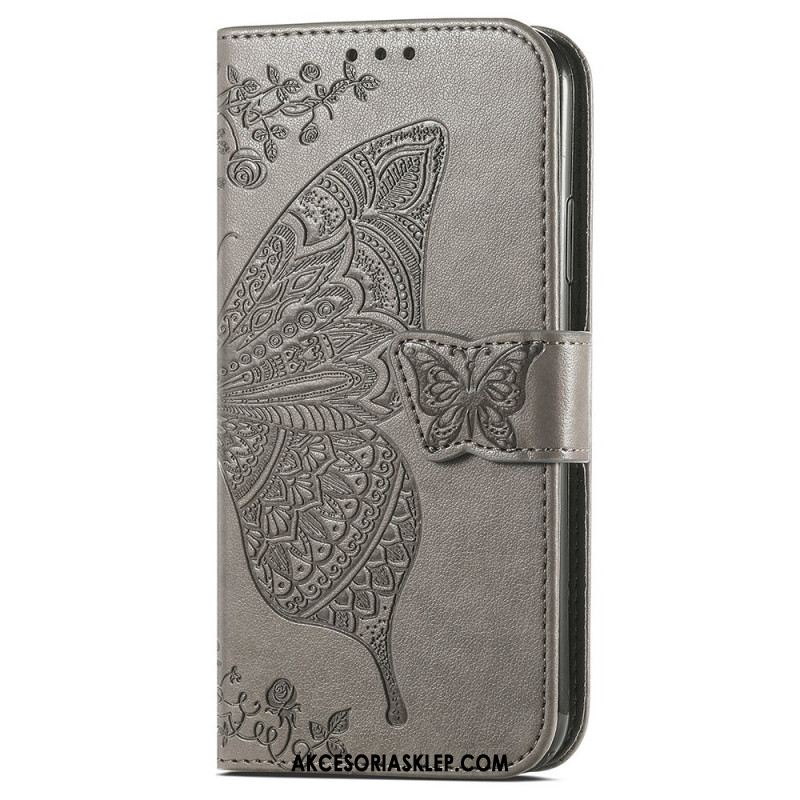 Etui Folio Samsung Galaxy S24 Plus 5g Barokowy Motyl