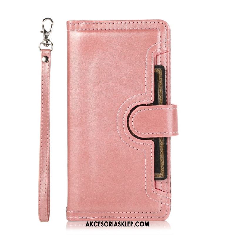 Etui Folio Samsung Galaxy S24 Plus 5g Stylowy Pasek Etui Ochronne