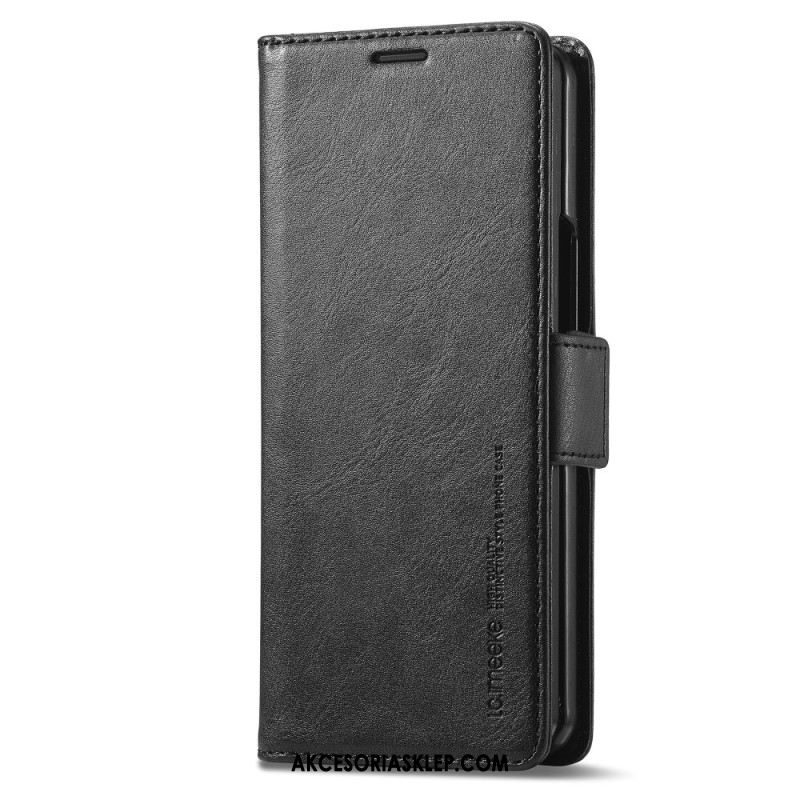 Etui Folio Samsung Galaxy Z Fold 5 Skórzany Styl Rfid Lc.imeeke