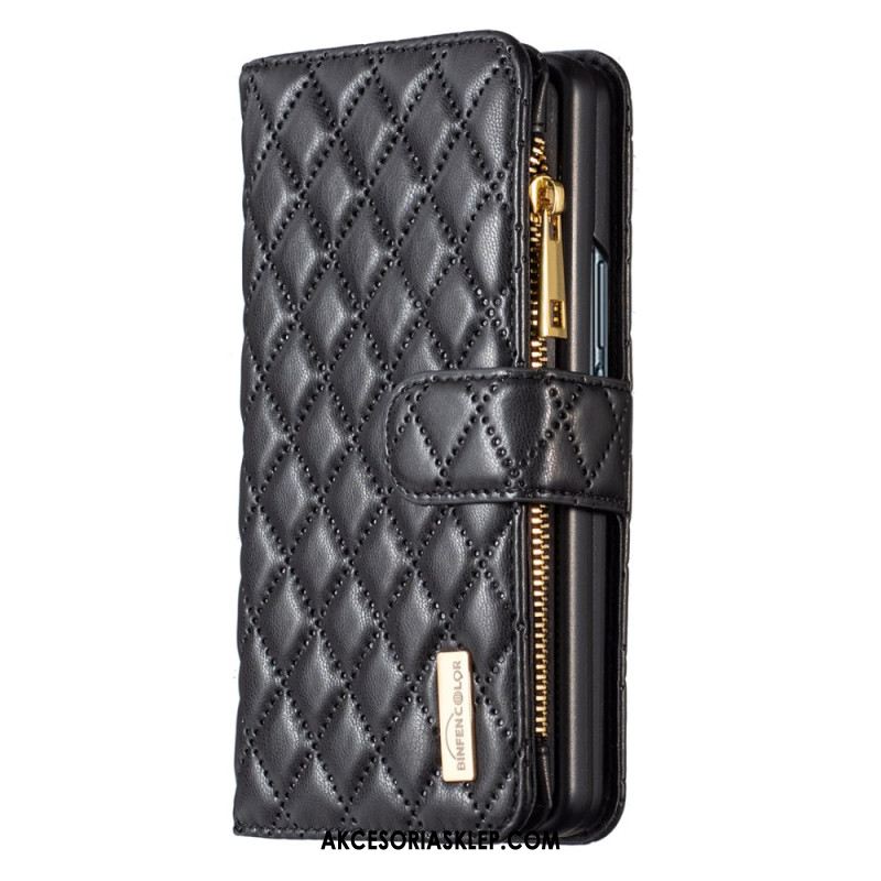 Etui Folio Samsung Galaxy Z Fold 6 Pikowana Binfen Kolor