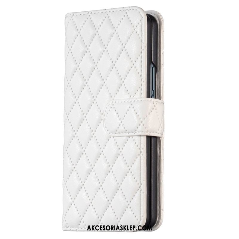 Etui Folio Samsung Galaxy Z Fold 6 Pikowane Etui Ochronne