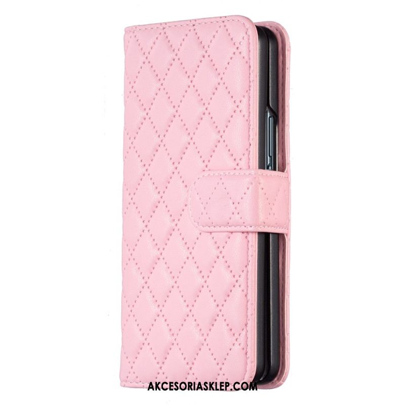 Etui Folio Samsung Galaxy Z Fold 6 Pikowane Etui Ochronne