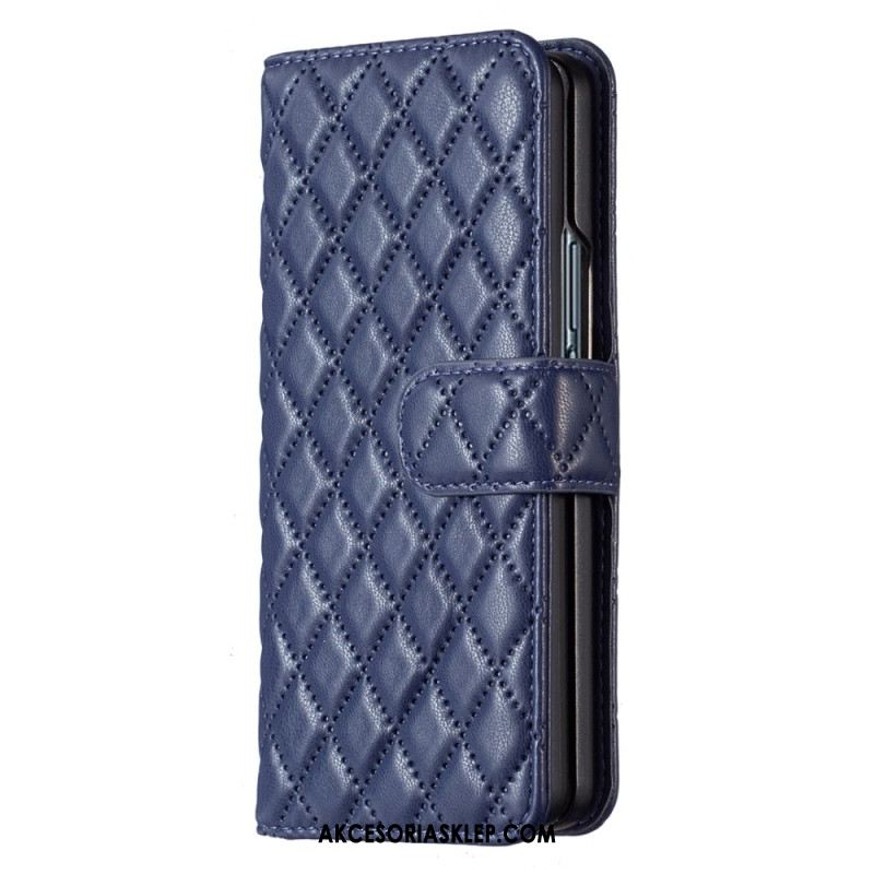 Etui Folio Samsung Galaxy Z Fold 6 Pikowane Etui Ochronne