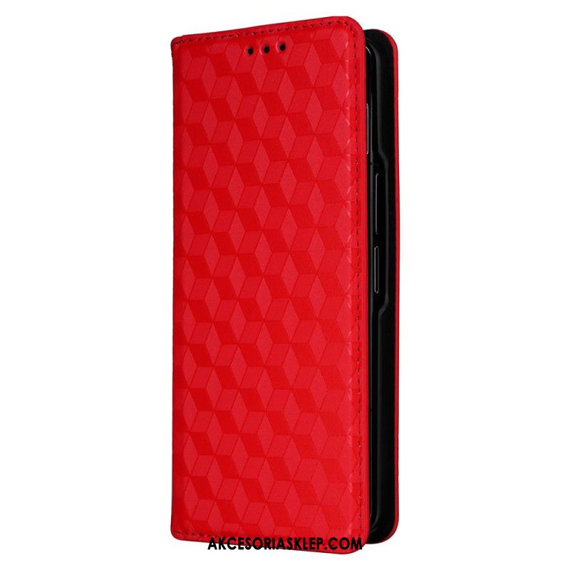 Etui Folio Samsung Galaxy Z Fold 6 Wzór Rombu