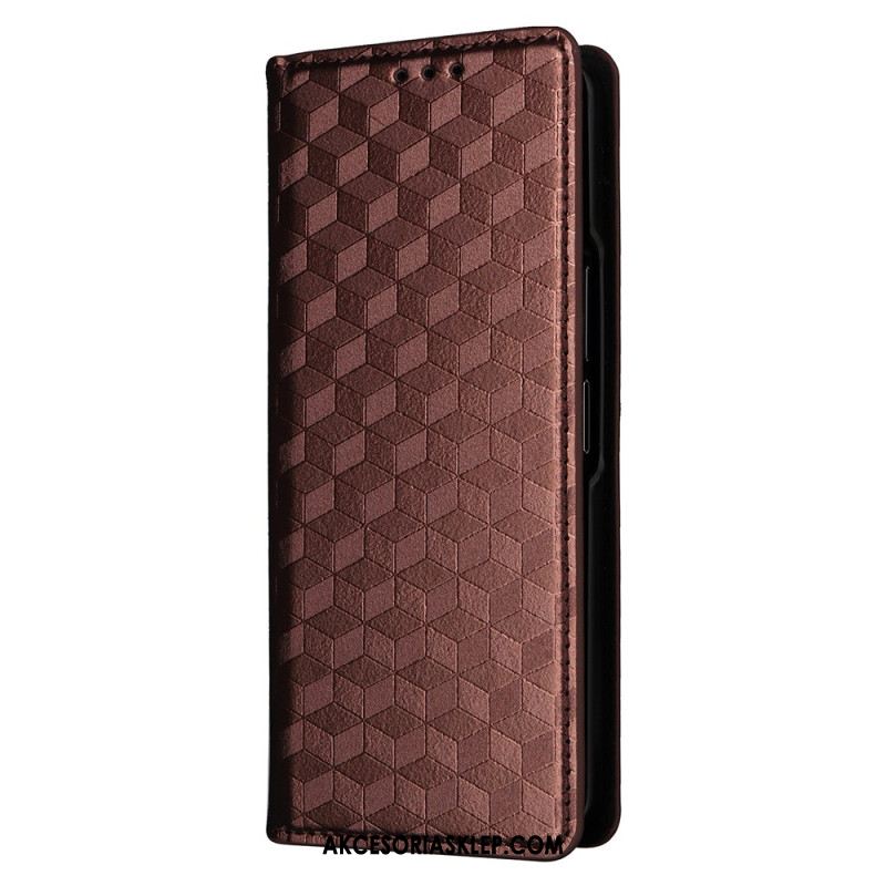 Etui Folio Samsung Galaxy Z Fold 6 Wzór Rombu