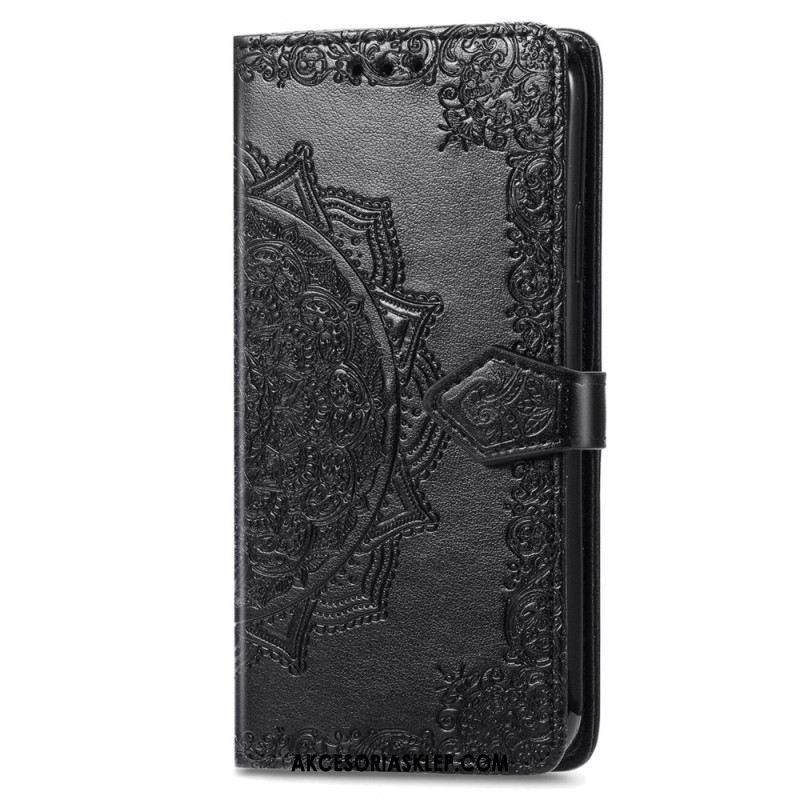 Etui Folio Sony Xperia 10 Vi Barokowa Mandala Z Paskiem Etui Ochronne