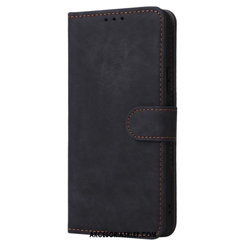 Etui Folio Sony Xperia 10 Vi Efekt Zamszu Z Paskiem Etui Ochronne