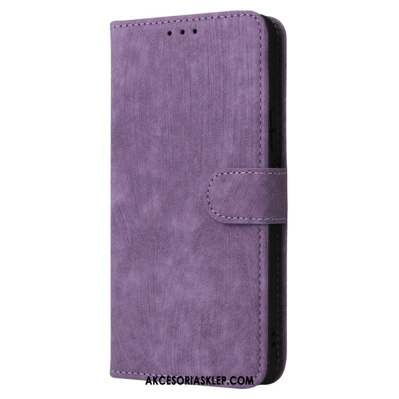 Etui Folio Sony Xperia 10 Vi Efekt Zamszu Z Paskiem Etui Ochronne