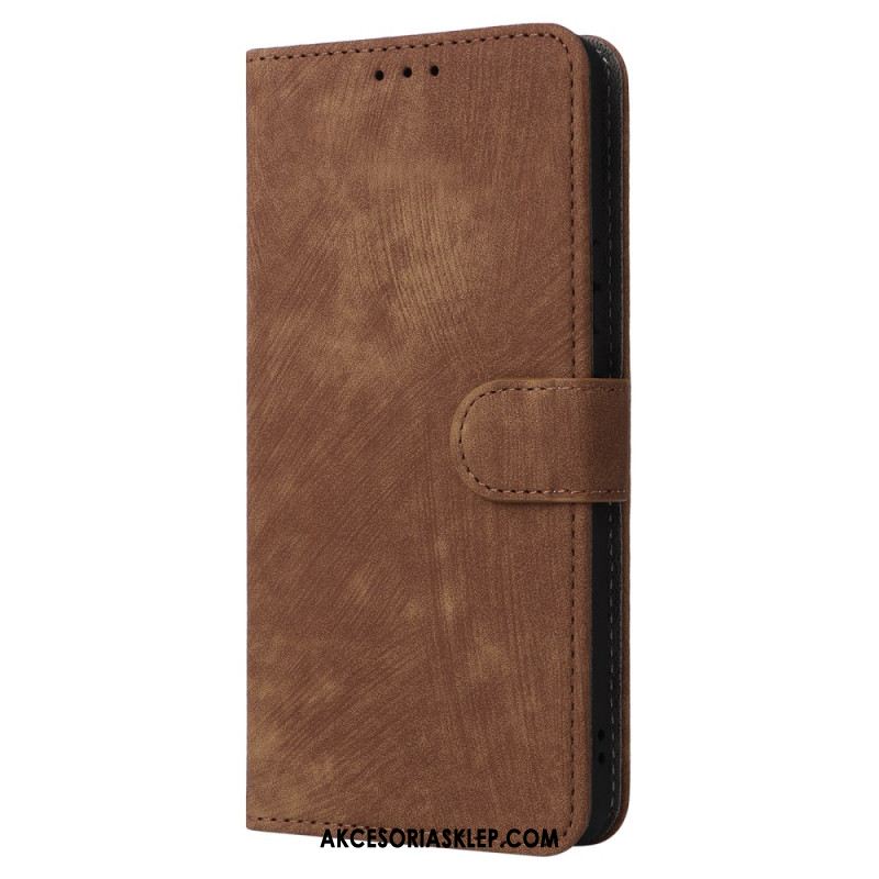 Etui Folio Sony Xperia 10 Vi Efekt Zamszu Z Paskiem Etui Ochronne